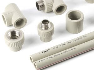 Grey PPR Pipe And Fittings
