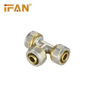 Brass Compression Fitting tee 2