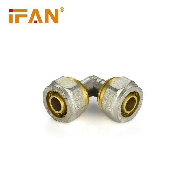 Brass compression fitting elbow 4