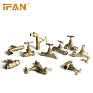 Brass outdoor faucet