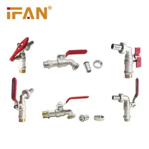 Brass garden tap